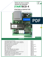 AFCA, STARTECO 4 - Contacteur Et Contact sec-C363.Notice - Starteco 4 Version 1.14 (22-05-17) Version B - FR