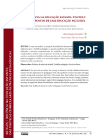 A Docência Na Educação Infantil Pontos e Contrapontos de Uma Educação Inclusiva