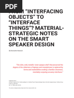 Interface Critique | PDF | User Interface