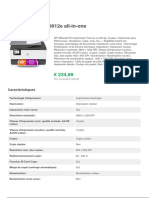 HP Officejet-Pro-9012e-All-In-One Caractéristiques Techniques