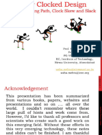 Static Timing Analysis 3 Clocked Design