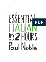 Essential Italian in 2 Hours With Paul Noble