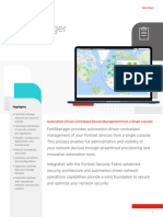 FortiManager Datasheet