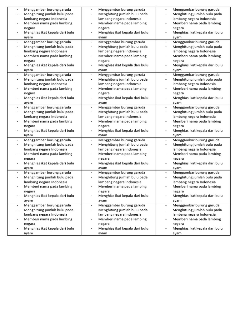 Menggambar Burung Garuda | PDF