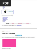 Custom Sim Cards Tutorial