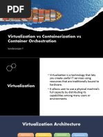 Virtualization Vs Containerization Vs Orchestration