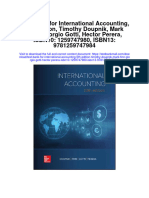Test Bank For International Accounting 5th Edition Timothy Doupnik Mark Finn Giorgio Gotti Hector Perera Isbn10 1259747980 Isbn13 9781259747984