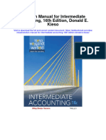 Solution Manual For Intermediate Accounting 16th Edition Donald e Kieso