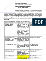 Conograma Semana Medioambiente