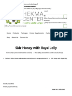 Sidr Honey With Royal Jelly - Hekma