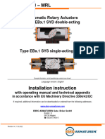 Operating Instructions - EB-SYD - EB-SYS - EN