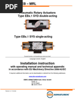 Operating Instructions - EB-SYD - EB-SYS - EN