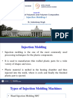 Lecture 09 Injection Molding-I