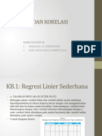 REGRESI DAN KORELASI Modul 5