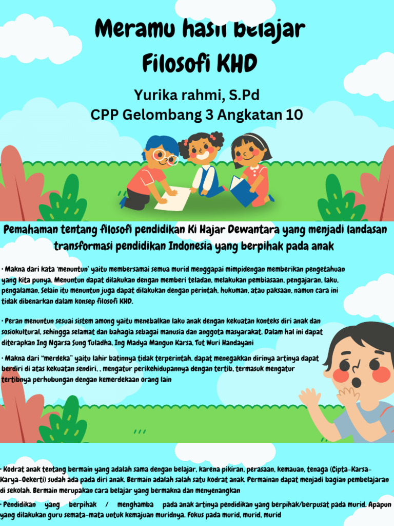 Filosofi Pendidikan Ki Hajar Dewantara | PDF | Kesehatan Holistik