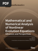 Mathematical and Numerical Analysis of Nonlinear Evolution Equations