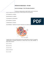 Christiano Lista Exercicios Biologia Organelas 8ano