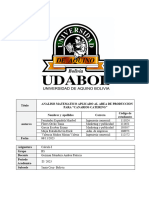 Proyecto de Calculo Analisis Matematico Aplicado Al Area de Produccion