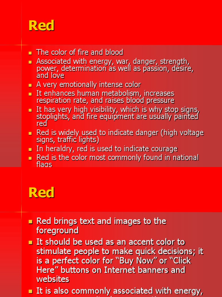 Colors and Their Meaning PDF Yellow Green