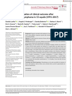 Veterinary Internal Medicne - 2019 - Luethy - Retrospective Evaluation of Clinical Outcome After Chemotherapy For Lymphoma