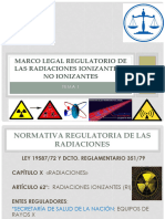 Tema I. Marco Legal. Radiaciones Ionizantes y No Ionizantes