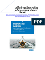 International Business Opportunities and Challenges in A Flattening World Version 3 0 3rd Carpenter Solution Manual