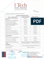 10 - MBA Higher Semester Academic Calendar AY 2022-23