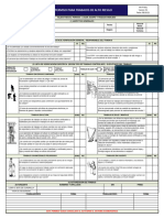 Permiso Escrito de Trabajo de Alto Riesgo (Petar)