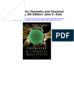 Test Bank For Chemistry and Chemical Reactivity 8th Edition John C Kotz