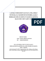 Format Laporan Implementasi Pasca Pelatihan 2023 - TTD Kepsek