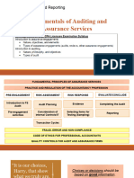 Lesson 1 - Fundamentals of Auditing and Assurance Services