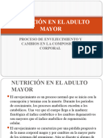 Nutrición en El Adulto Mayor