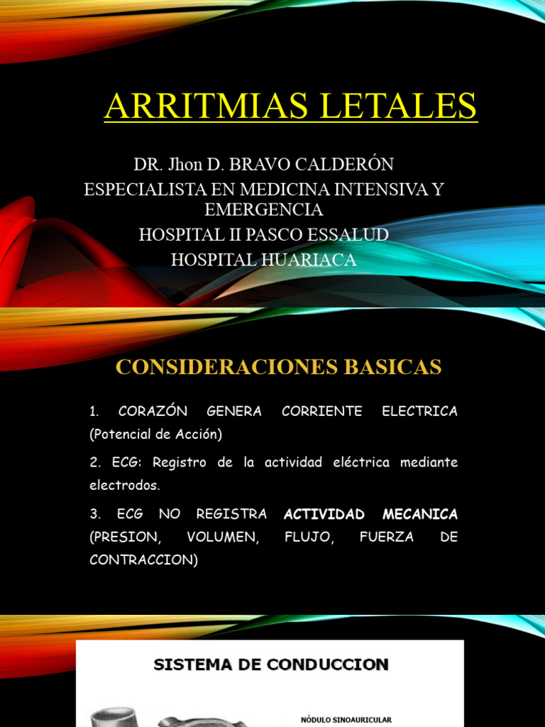 Arritmias Letales | Descargar gratis PDF | Electrocardiografia ...