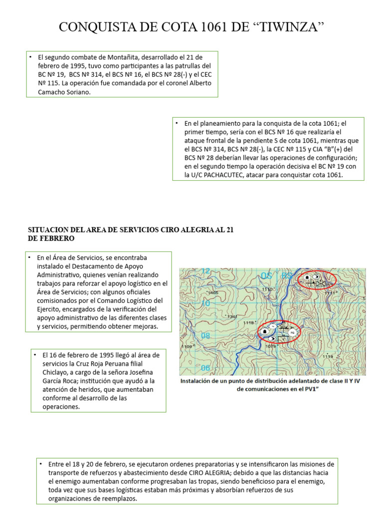 Conquista de Cota 1061 en Tiwinza | PDF | Guerra | Conflictos