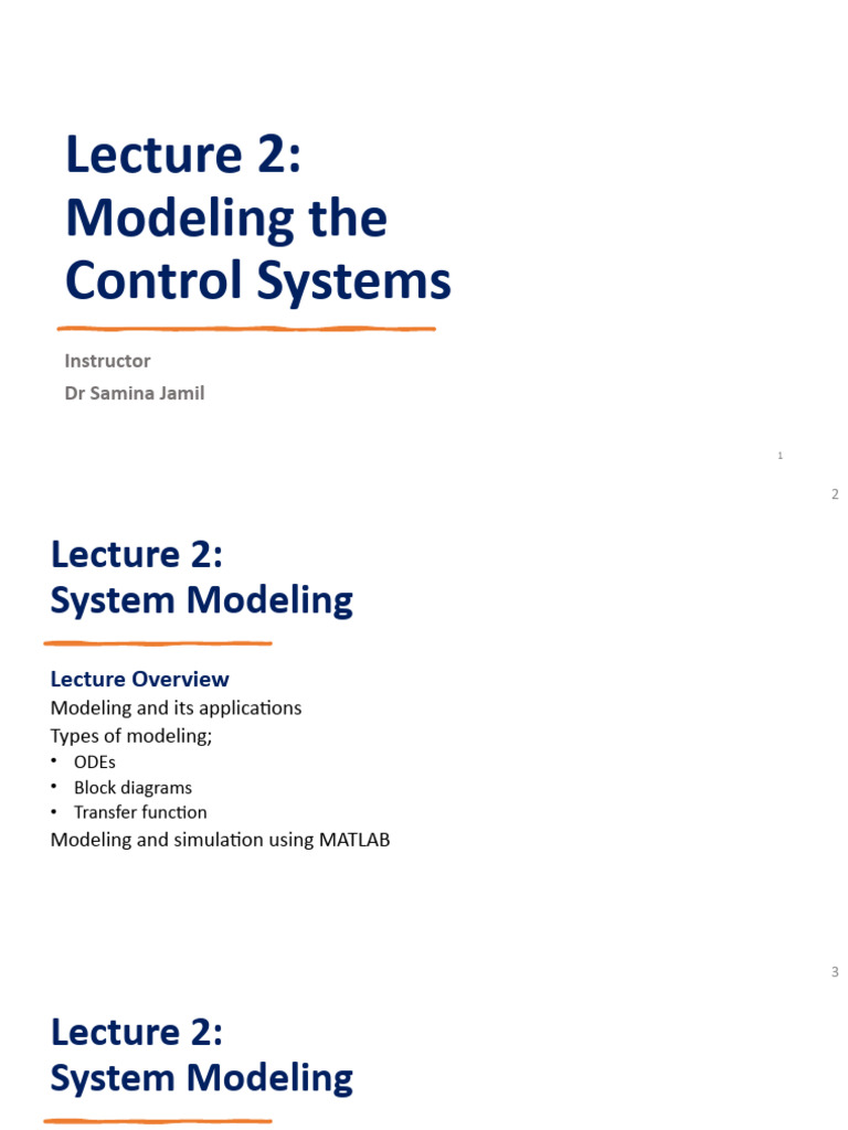 Control Systems Modeling Techniques | PDF | Laplace Transform ...