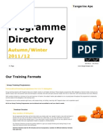 The Programme Directory: Autumn/Winter 2011/12