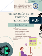 Tecnologias en Los Procesos Productivos-Informe Politicas