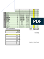 Formato Excel Asistencia de Obra Independencia p15