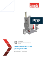 O (DDW-) DDSR: Perating Instructions XX