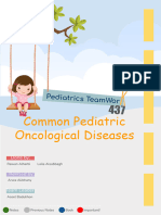 Common Pediatric Oncological Diseases 