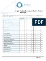 Cesd-R Assessment Form