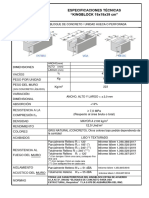 Ficha Técnica King Block 19cm