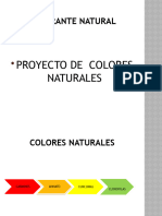 COLORANTES NATURALES Presentacion