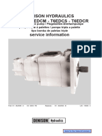 Denison Hydraulics T6Edc - T6Edcm - T6Edcs - T6Edcr