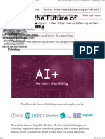 AI and The Future of Publishing - Publishers Association
