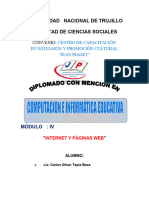 Módulo IV-Internet y Páginas Web-Carlos
