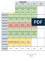 Horario Semanal