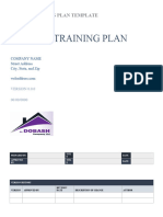 Aldobash Annual Training Plan