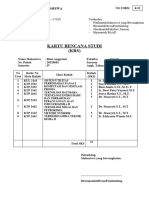 Kartu Rencana Studi