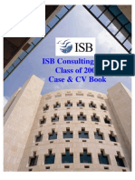 ISB Consulting Club Class of 2008 Case & CV Book